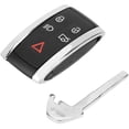 thumbnail image 1 of Cuque Car Remote Key Fob Shell Case Replacement 5 Buttons Car Remote Key Shell Protective Case Fits for Jaguar XF, 1 of 5