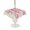Rose Red, variant on Outdoor Tablecloth with Umbrella Hole for Patio/Picnic/Party/Camping, Pink Mother's Day Waterproof Table Cloth Round Cover Washable, Watercolor Flowers Modern Polka Dot Striped (Dia 60")