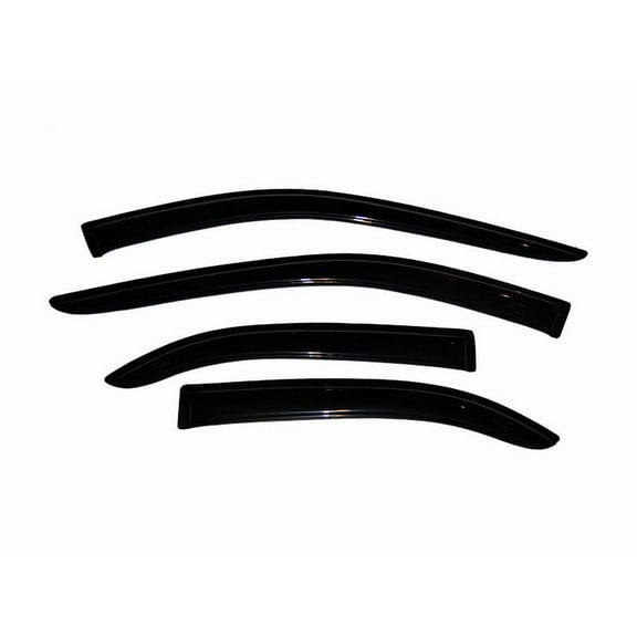 Auto Ventshade (AVS) by RealTruck Outside Mount Ventvisor / Window Deflectors Front & Rear Set 4 Pc. Set Compatible with 2003-2007 Kia Sorento