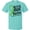 Scuba Blue, variant on Inktastic Never Stop Fighting Mental Health Awareness Green Ribbon T-Shirt
