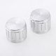 thumbnail image 4 of Perillas de control de potenciómetro de 50 piezas para dispositivos de eje de 1/4 pulgadas de aluminio duradero Blanco Sunnimix Perillas de potenciómetro de aluminio, 4 of 8