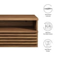 thumbnail image 5 of Render Wall-Mount Nightstand Walnut, 5 of 7