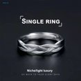 thumbnail image 2 of AM * Anillo Ajustable De Plata Para Hombre Diseño Minimalista Versátil Para Cualquier Ocasión Único Para Él, 2 of 4