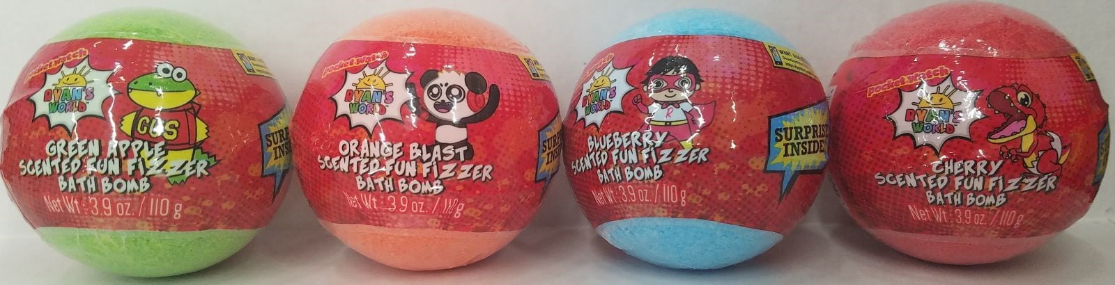 ryan's world bath fizzers