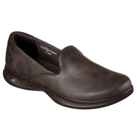 - Skechers Women's GOstep Lite Determined Chocolate Loafers Shoes Sz: 6.5