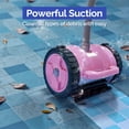 thumbnail image 2 of Ktaxon Gear Drive Automatic Suction Pool Cleaner for Above Ground & Inground Pools w/ 12 Grey Hoses, 2045C, Pink, 2 of 7