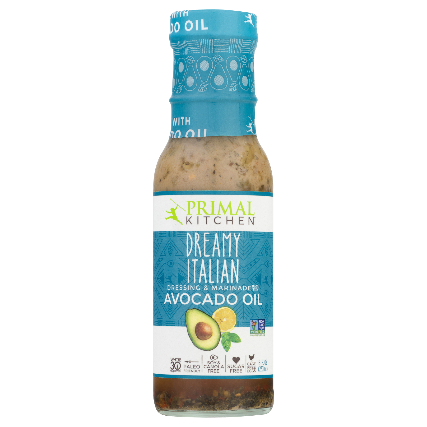 Primal Kitchen Dreamy Italian Dressing & Marinade Avocado Oil, 8.0 FL