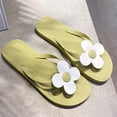 thumbnail image 4 of jiaxiM Brown Flip Flops Women Thong Sandals for Women Dressy Dressy Memory Foam Slippers for Women Non- Arch Support Sandals for Women Thick Sole Orthofeet Shoes for Women, 4 of 8