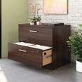 thumbnail image 2 of Sauder Affirm Engineered Wood Lateral Filing Cabinet in Noble Elm/Brown, 2 of 11