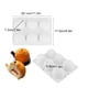 thumbnail image 5 of Ounissouiy Blanco Grado alimenticio aprobado por la Fácil de desmoldar y limpiar: para cualquier cocina Estabilidad de temperatura Fácil de Cocina y Comedor naranja grande, 5 of 6