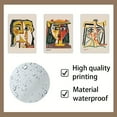 thumbnail image 4 of 3pcs Unframed Vintage Abstract Painting Pablo Picasso Ehibition Canvas Poster Art Prints Museum Modern Gallery Wall Picture Home Decor Pack Frameless, 2D Flat, Gallery Display, Home Decoration, Abst, 4 of 4
