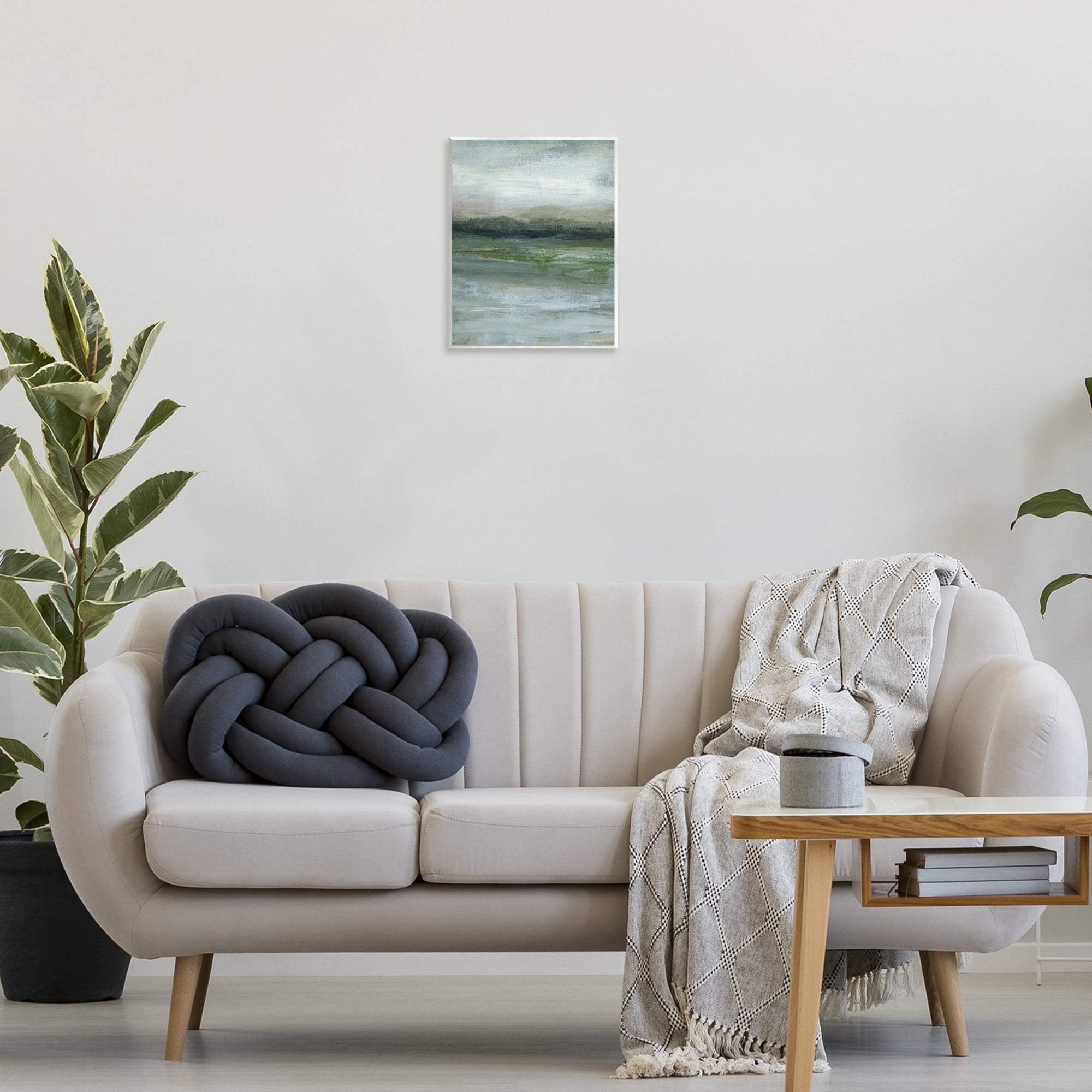 Stupell Industries Abstract Landscape View Abstract Painting Unframed Art Print Wall Art, 11 x 14