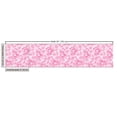 thumbnail image 2 of Ambesonne Pink Fabric by the Yard Upholstery, Flowers Dots Butterflies Love, 2 Yards, Pink and Pale Pink, 2 of 4