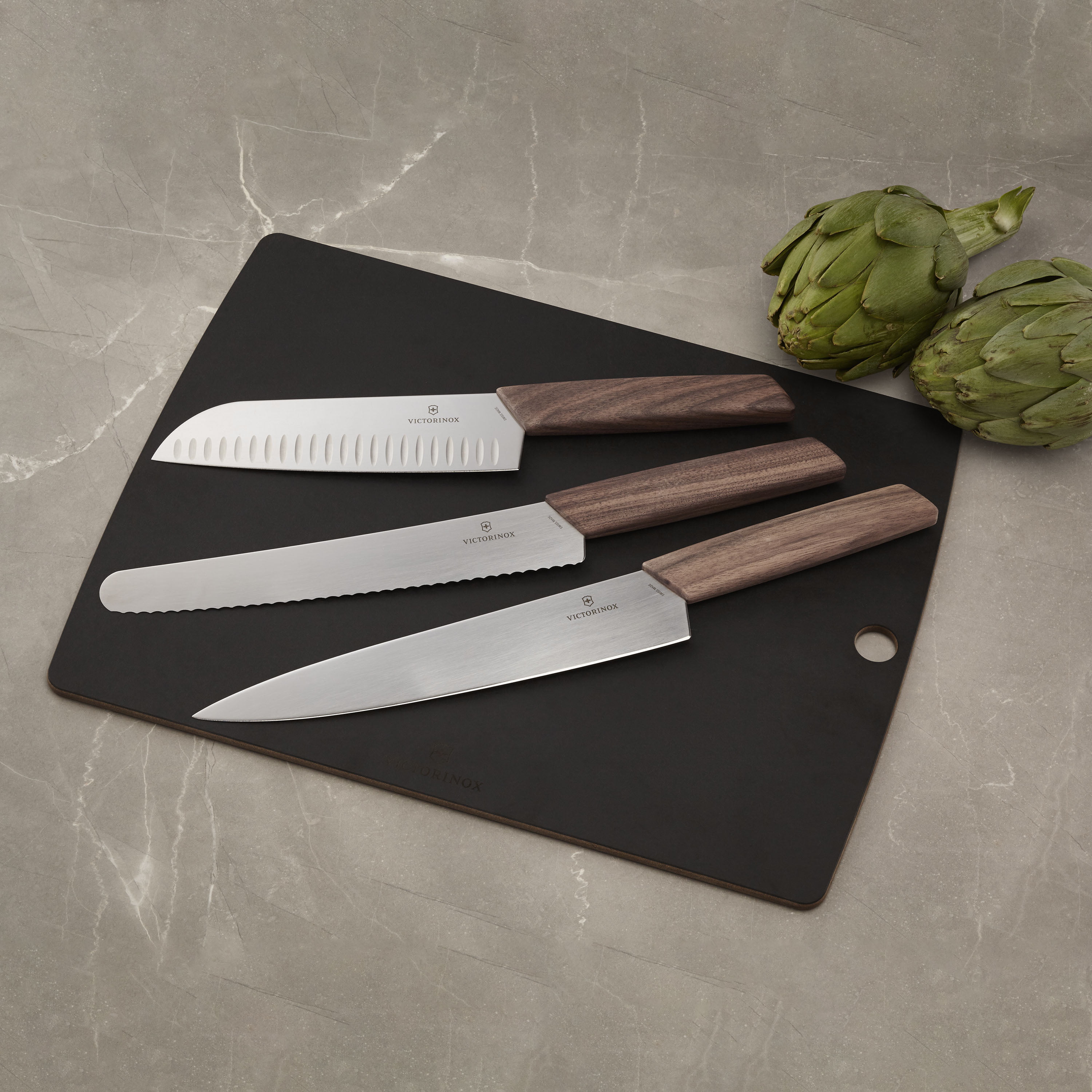 Victorinox Soporte para cuchillos Swiss Modern, 6 piezas en gris - 6.7186.6