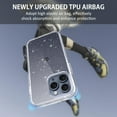 thumbnail image 4 of Design for iPhone 15 Pro Case Glitter Full Body Protective 3 in 1 Heavy Duty Hybrid Hard PC Rugged Transparent Bling Sparkle Cover Phone Cases for Apple iPhone 15 Pro 6.1", Clear, 4 of 9