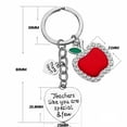 thumbnail image 7 of Teacher Appreciation Heart Teacher Keychain Set Christmas Thank You Teacher Gifts for Women, 7 of 7