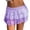 Purple, variant on Ediodpoh Skirts for Women Layered Stacked Fashion Lace Miniskirt Mini Skirt Blue M