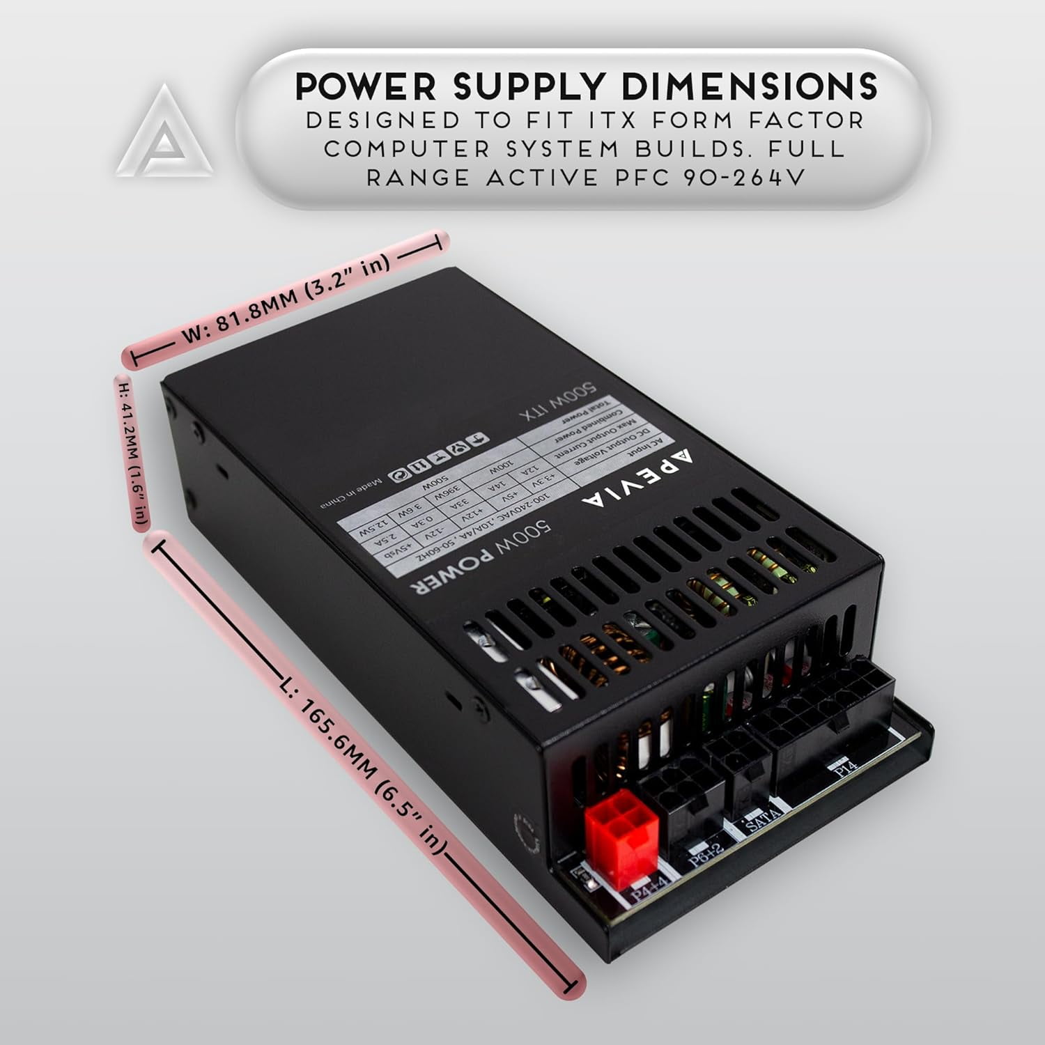 -500//1500 full modular power supply, full range active 90-264, AC suitable for all-in-one system desktop game server miniaturization ( ) computer power supply