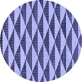 thumbnail image 1 of Ahgly Company Indoor Round Abstract Blue Modern Area Rugs, 8' Round, 1 of 4