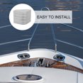 thumbnail image 3 of FUTUREORYY Silver Aluminum Pontoon Deck Corner Protector Anti Slip Guard for Boat Docking and Rail End Cover, 3 of 7