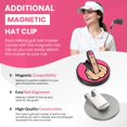 thumbnail image 4 of K9King Magnetic Golf Ball Marker Set with Hat Clip – 2-Piece Golf Accessories for Men and Women (Pink), 4 of 7