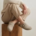 thumbnail image 6 of Cushionaire Blain Genuine Suede Clogs for Women | Slip-On Mules with Memory Foam & Oversized Buckle | Non-Slip Comfort Clogs & Mules Shoes for Women, 6 of 24