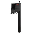 thumbnail image 3 of Traditional Curbside Mailbox with Newspaper Tube and Springfield Mailbox Post, 3 of 7