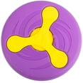 thumbnail image 1 of Disco Volador De Silicona Para Mascotas, Redondo, Resistente A Mordeduras, Multifuncional, Con Dardo Desmontable, Juguete Interactivo Para Perros, Interior Y Exterior, Morado Speravity PT001558-01, 1 of 6