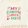 thumbnail image 4 of Inktastic My Grammy Loves Me Girls Apparel Girls Toddler Dress, 4 of 5