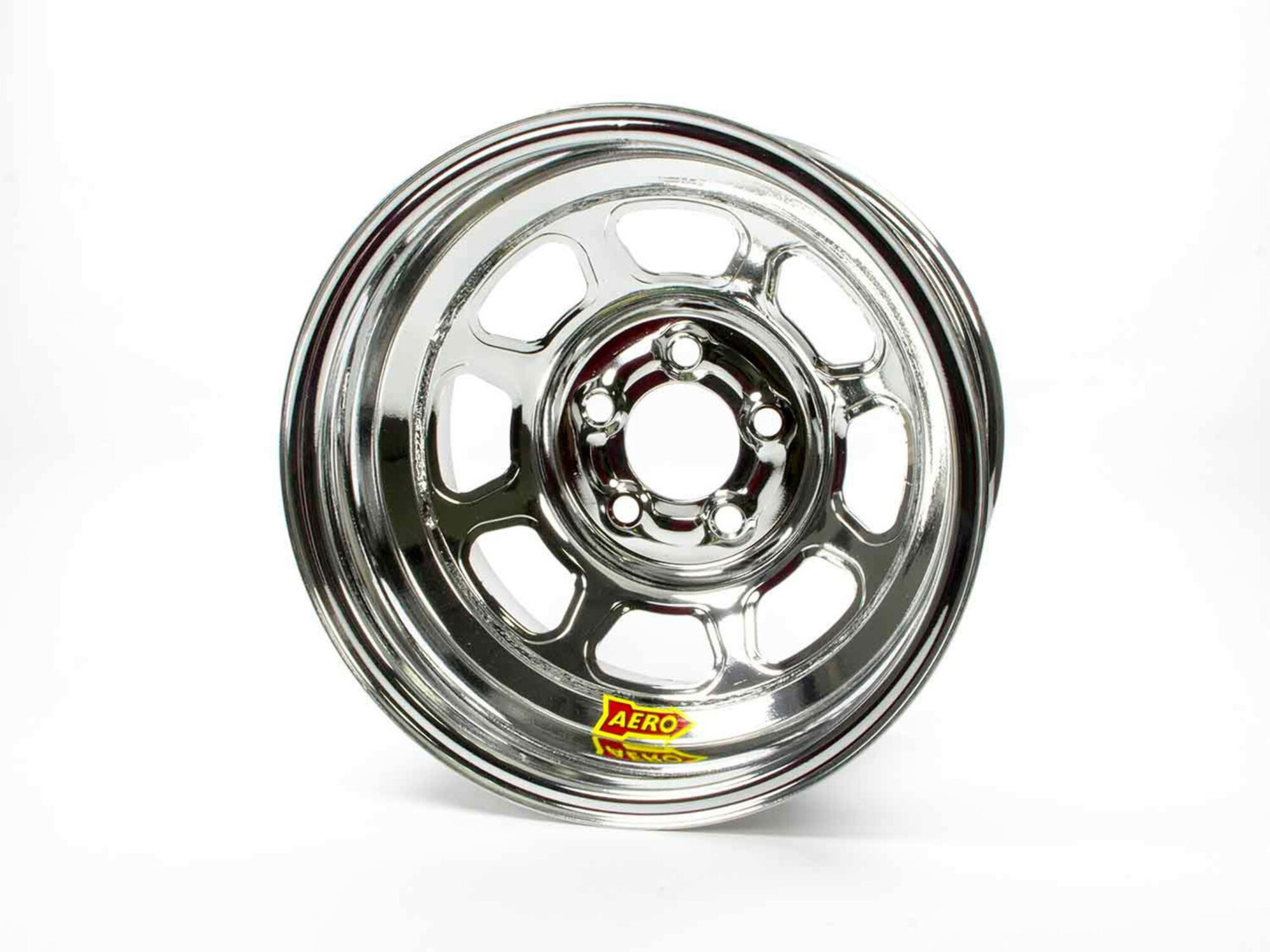 Aero Race Wheels 15X8 1In 4.75 Chrome Spun Extreme Bead 56284710