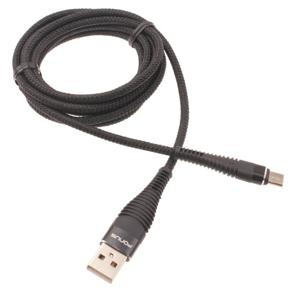 6ft USB-C Cable Type-C Charger Cord Power Wire USB Long Braided Y4M for Motorola Moto Z Play Droid,Z2 Force,Droid,X4, Revvlry Plus, Edge Plus, G7,Power,Play,G6,G Stylus,Power (2020),Fast