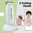 thumbnail image 3 of KEINXS Baby Wireless Electric Hair Clippers KM-1319 Mini Portable Electric Baby Hair Trimmer USB Rechargeable Hair Clipper Kids Hair Cutting Quiet Infant Household Shaver, 3 of 5