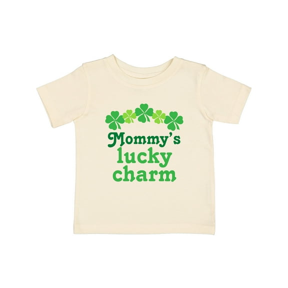 Inktastic Mommys Lucky Charm St Patricks Day Boys or Girls Baby T-Shirt