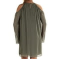 thumbnail image 2 of BAR III $80 Womens New 1119 Green Shift Dress XL B+B, 2 of 2