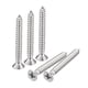 thumbnail image 1 of Tornillos de madera Uxcell #4x1", paquete de 100 tornillos Phillips autorroscantes de acero inoxidable 304, 1 of 5