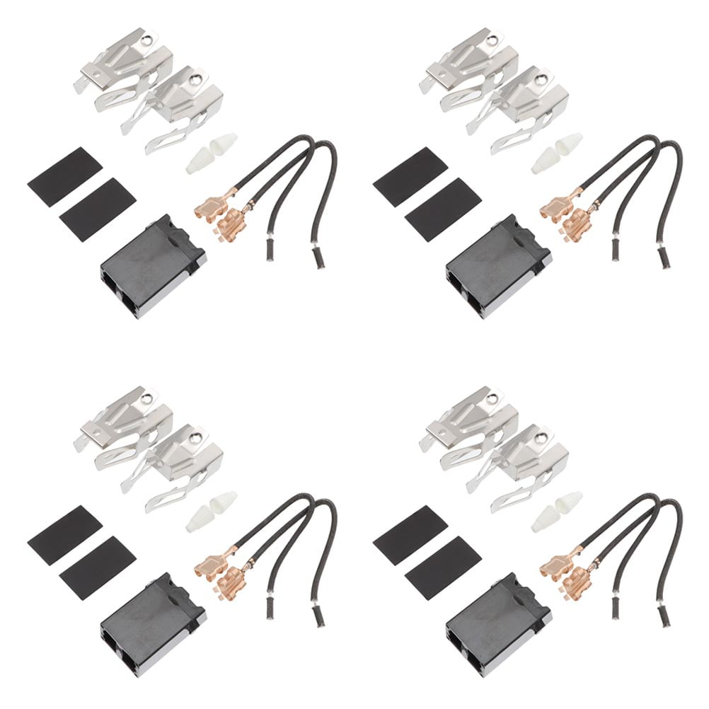 4 Sets Multifunction Range Receptacle Burner Receptacle Kit for Stove Oven