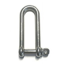 US STAINLESS Stainless Steel 316 Long D Shackle 5/16" (8mm) Marine Grade