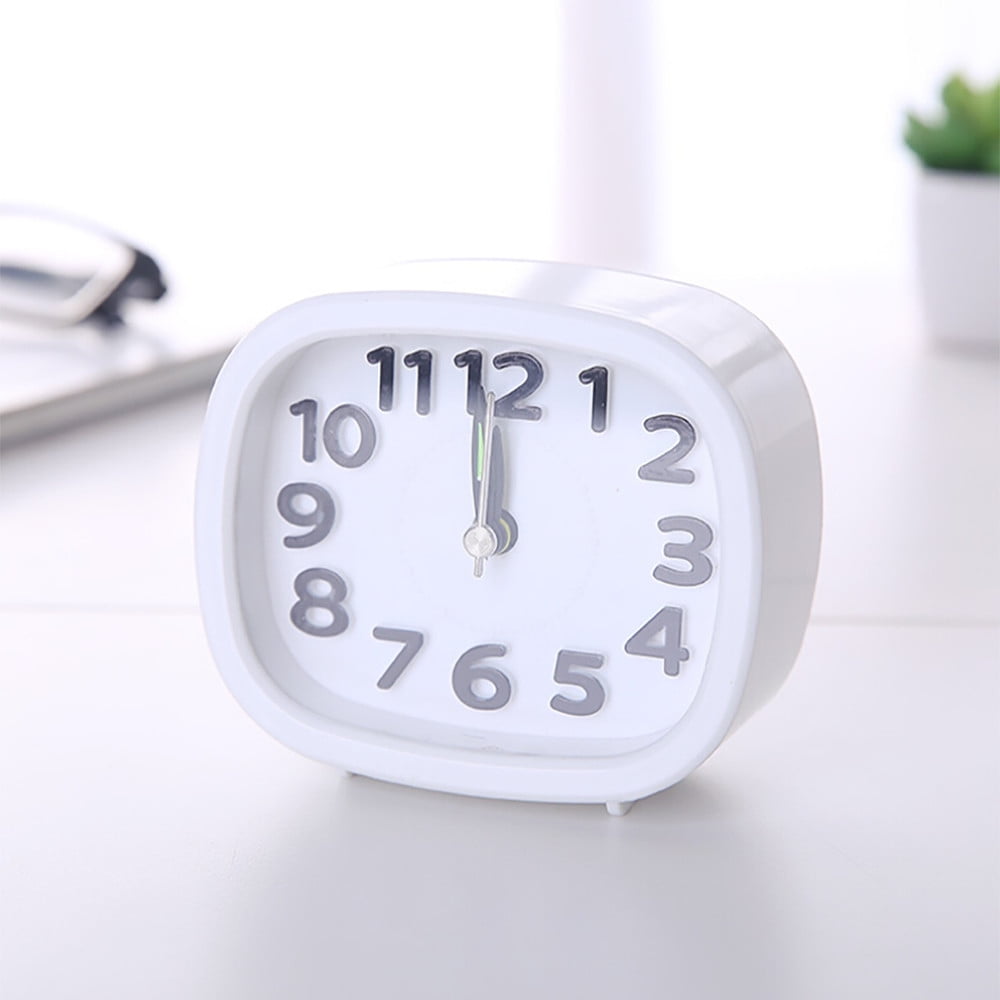 Creative Cute Mini Metal Small Alarm Clock Electronic Small Alarm 