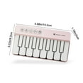thumbnail image 4 of PPgejGEK Mini Pocket Electronic Piano Music Instrument for Children Beginners Multifunctional Portable Toy in Pink, 4 of 6