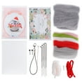 thumbnail image 1 of FLAMEEN Needle Felting Kit, Wool Needle Felting Starter Kit For Beginners For Ute Animal Plush Doll DIY Making Material, 1 of 8