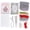 Red, variant on YAHHU Complete Needle Felting Starter Kit for Beginners, Cute Energy Office Worker Penguin Plush Doll Making Supplies with Wool Fiber and Tools (6.30 x 5.51 inches / 16 x 14 cm)