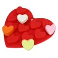 thumbnail image 5 of Moldes de silicona para chocolate, forma de corazón del día de San Valentín, antiadherentes, bandejas para hornear, bandejas para cubitos de hielo para hacer pasteles, dulces, gela, 5 of 5