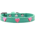thumbnail image 5 of Dog, Puppy  Pet Widget Fashion Collar, "Pink Glitter Heart", 5 of 9