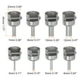 thumbnail image 2 of Unique Bargains 8 Pcs Kits de Buse de Pistolet à Chaleur en Acier 3/4/5/6/7/8/10/12mm Accessoire de Remplacement Outil de Réparation, 2 of 6