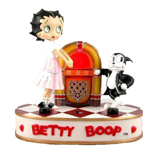 Details about  / Betty Boop Polyresin Miniature Figural AM//FM Radio LED Resin Gift