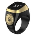 thumbnail image 1 of Contador de Tasbih inteligente iQibla Zikr1 Lite con anillo para musulmanes, recordatorio de 5 tiempos de oración con Bluetooth, 20 mm, color negro, 1 of 5