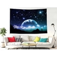 thumbnail image 4 of Coofit Wall Tapestry Creative Pattern Fashion Wall Hanging Fabric Home Wall Decoration, 4 of 6