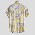 thumbnail image 5 of Handshe Men's Hawaiian Patchwork Short - Sleeve Beach Casual Shirt, 5 of 9