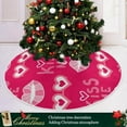 thumbnail image 6 of GZHJMY Valentine's&nbsp;Day Love Heart&nbsp;Tree&nbsp;Skirt Double&nbsp;Layers Xmas Tree Skirts for Valentine's&nbsp;Day Holiday Party Indoor Outdoor Home Office Ornaments, 48", 6 of 6
