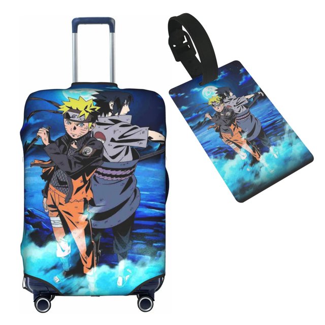 Anime Cartoon Naruto (8) Travel Suitcase Protector Elastic Washable Protective Baggage Covers With Concealed Zipper For 25-28 Inch Suitcase - L